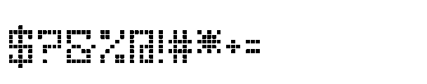 Cubisquare AOE Font OTHER CHARS