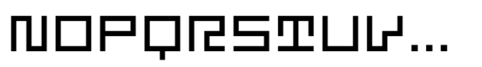 Cubo Medium Font LOWERCASE