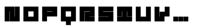 Cubo Ultra Bold Font LOWERCASE