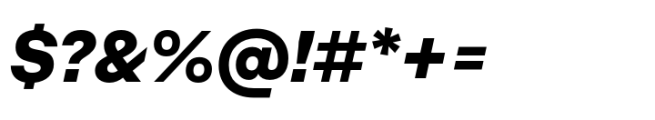 Cubron Grotesk Black Italic Font OTHER CHARS
