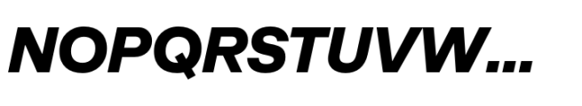 Cubron Grotesk Black Italic Font UPPERCASE
