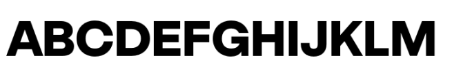Cubron Grotesk Black Font UPPERCASE