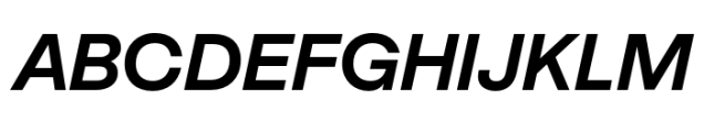 Cubron Grotesk Bold Italic Font UPPERCASE