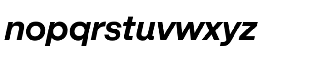 Cubron Grotesk Bold Italic Font LOWERCASE