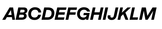 Cubron Grotesk Extra Bold Italic Font UPPERCASE