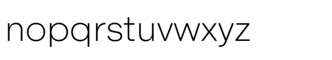 Cubron Grotesk Extra Light Font LOWERCASE