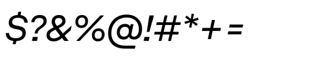 Cubron Grotesk Regular Italic Font OTHER CHARS