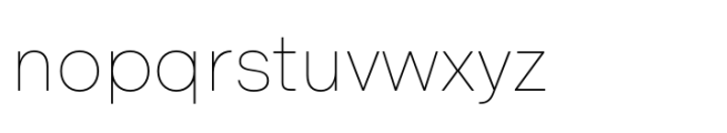 Cubron Grotesk Thin Font LOWERCASE