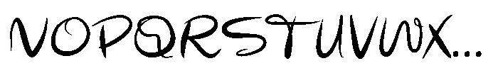 Cuddle Boo Font UPPERCASE
