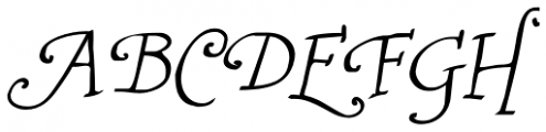 Cuento Serif Italic Swash Font UPPERCASE