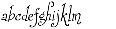 Cuento Serif Italic Swash Font LOWERCASE