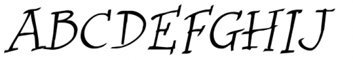 Cuento Serif Italic Font UPPERCASE