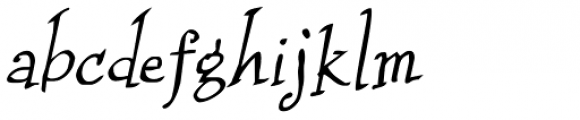 Cuento Serif Italic Font LOWERCASE