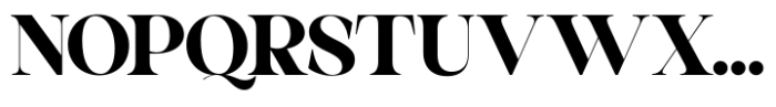 Cufatte Elegant Serif Font UPPERCASE