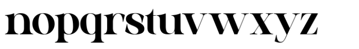 Cufatte Elegant Serif Font LOWERCASE