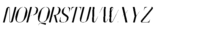 Cultural Festival Italic Font UPPERCASE