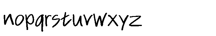 Culture Shock Font LOWERCASE