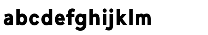 Cumhuriyet Black Con Font LOWERCASE