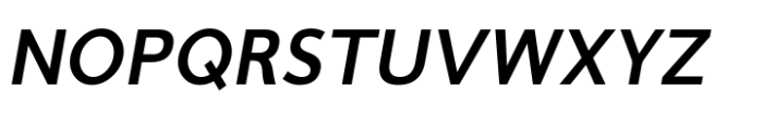 Cumhuriyet Bold Narrow Ital Font UPPERCASE