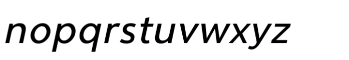 Cumhuriyet Italic Font LOWERCASE