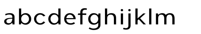 Cumhuriyet Light Exp Font LOWERCASE