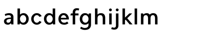 Cumhuriyet Medium Font LOWERCASE