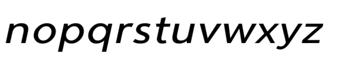 Cumhuriyet Pro Italic Exp Font LOWERCASE