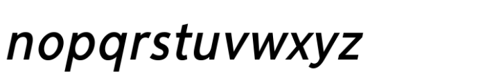 Cumhuriyet Pro Medium Italic Con Font LOWERCASE