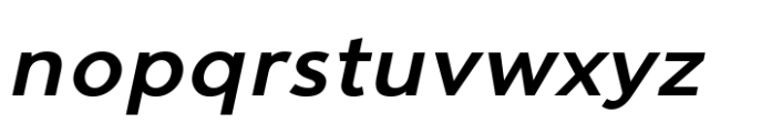 Cumhuriyet Pro Semibold Italic Exp Font LOWERCASE