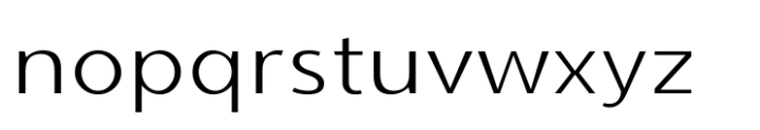 Cumhuriyet Pro Thin Exp Font LOWERCASE