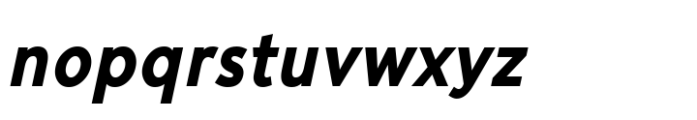 Cumhuriyet World Extra Bold Italic Con Font LOWERCASE