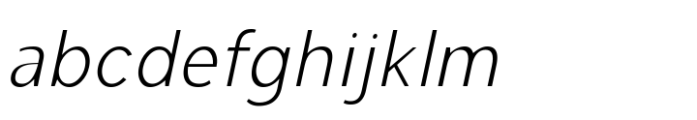 Cumhuriyet World Thin Italic Con Font LOWERCASE