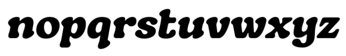 Cungion Italic Font LOWERCASE