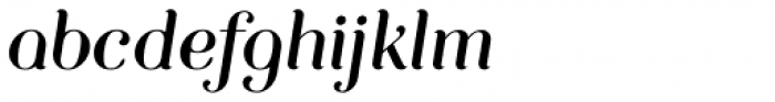 Curator Italic Black Font LOWERCASE