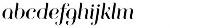 Curator Italic Font LOWERCASE
