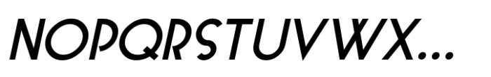 Curb Service JNL Oblique Font LOWERCASE