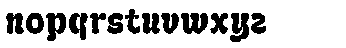 Curevy Regular Font LOWERCASE