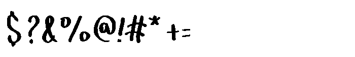 Curious Kitty Font OTHER CHARS