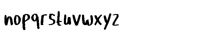 Curious Kitty Font LOWERCASE