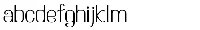 Curlaight Thin Font LOWERCASE