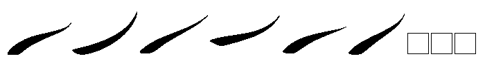 Curlish Swosh Font UPPERCASE