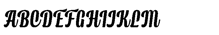 Curlvita Italic Font UPPERCASE