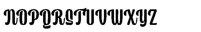 Curlvita Regular Font UPPERCASE