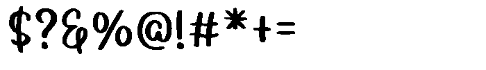 Curly Hairline Font OTHER CHARS