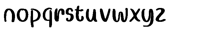 Curly Hairline Font LOWERCASE