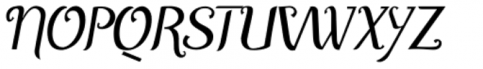 Curly Lady D Italic Font UPPERCASE