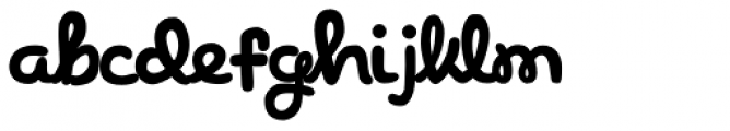 Curly Luly Font LOWERCASE