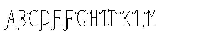 Curly dgs Bold Font UPPERCASE