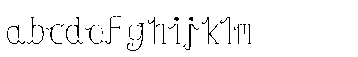 Curly dgs Bold FONT