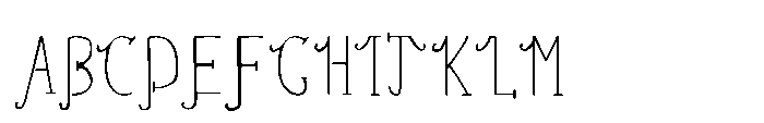 Curly dgs Regular Font UPPERCASE
